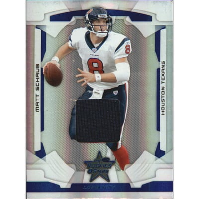 2008 Leaf Rookies and Stars Longevity Materials Sapphire #37 Matt Schaub