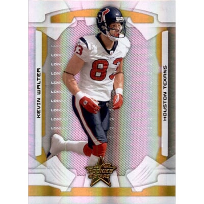 2008 Leaf Rookies and Stars Longevity Parallel Gold #39 Kevin Walter