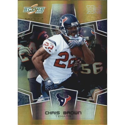 2008 Select Gold Zone #126 Chris Brown