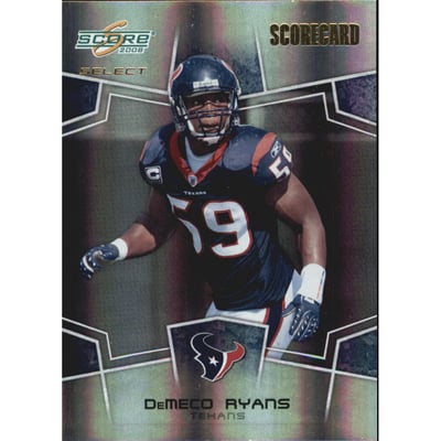 2008 Select Scorecard #123 DeMeco Ryans