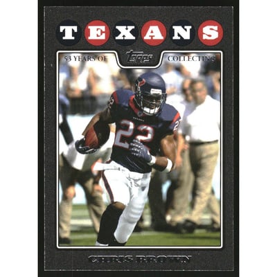 2008 Topps Black #102 Chris Brown