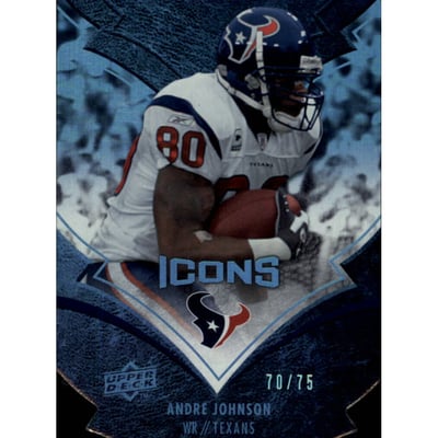 2008 Upper Deck Icons Gold Die Cut #39 Andre Johnson