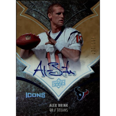 2008 Upper Deck Icons Rookie Autographs Rainbow #161 Alex Brink