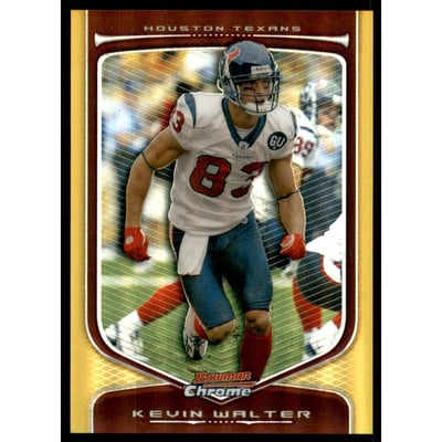 2009 Bowman Chrome Gold Refractors #100 Kevin Walter