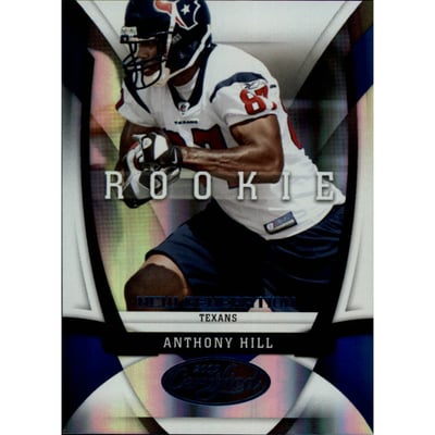 2009 Certified Mirror Blue #129 Anthony Hill