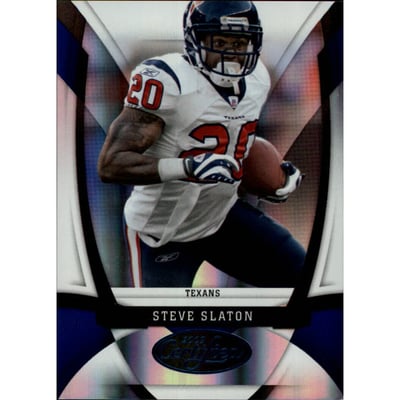 2009 Certified Mirror Blue #52 Steve Slaton