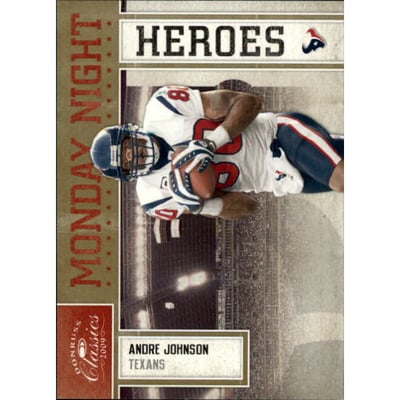 2009 Donruss Classics Monday Night Heroes Gold #24 Andre Johnson