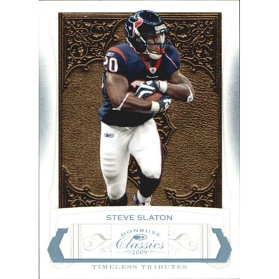 2009 Donruss Classics Timeless Tributes Platinum #41 Steve Slaton
