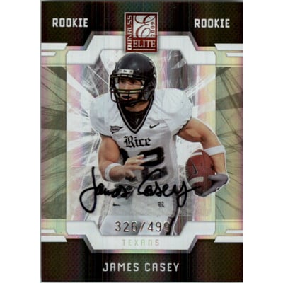 2009 Donruss Elite #141 James Casey AU/499 RC