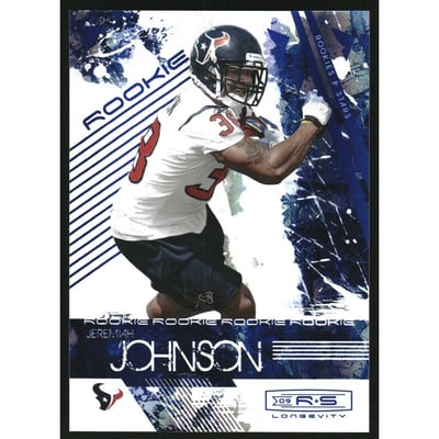 2009 Donruss Rookies and Stars Longevity Sapphire #160 Jeremiah Johnson