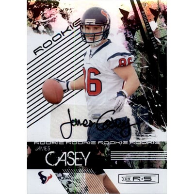 2009 Donruss Rookies and Stars Rookie Autographs Holofoil #155 James Casey/125