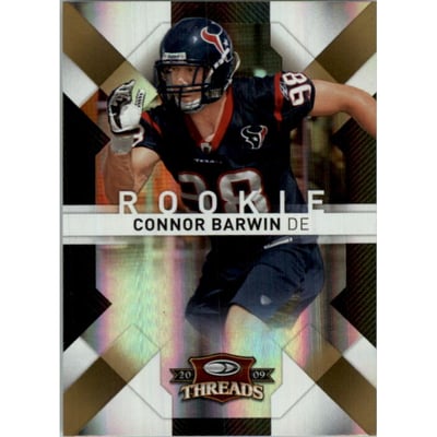 2009 Donruss Threads Gold Holofoil #123 Connor Barwin