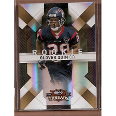2009 Donruss Threads Gold Holofoil #141 Glover Quin