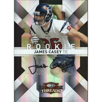 2009 Donruss Threads #146 James Casey AU/199 RC