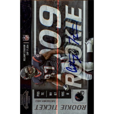 2009 Playoff Contenders #139 Anthony Hill AU RC