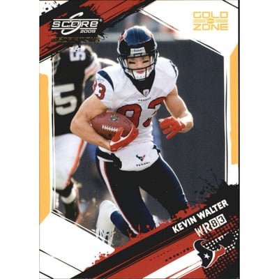 2009 Score Inscriptions Gold Zone #116 Kevin Walter