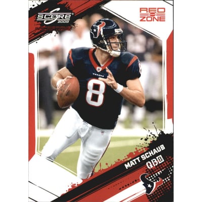 2009 Score Inscriptions Red Zone #119 Matt Schaub