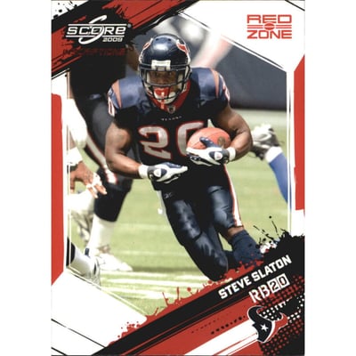 2009 Score Inscriptions Red Zone #121 Steve Slaton