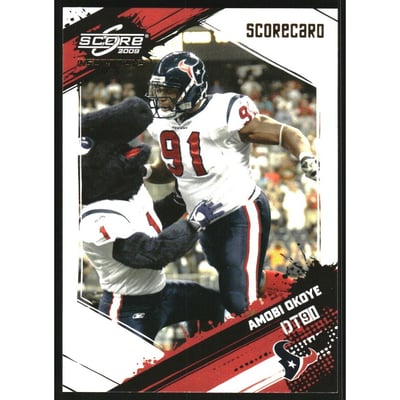 2009 Score Inscriptions Scorecard #112 Amobi Okoye