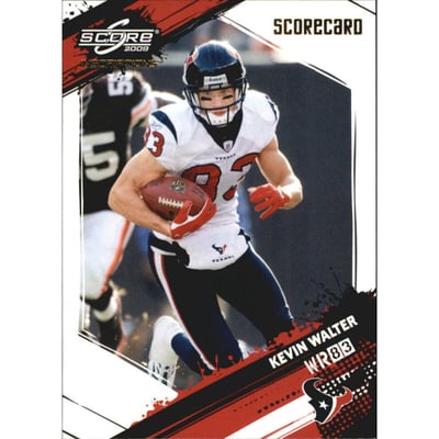 2009 Score Inscriptions Scorecard #116 Kevin Walter