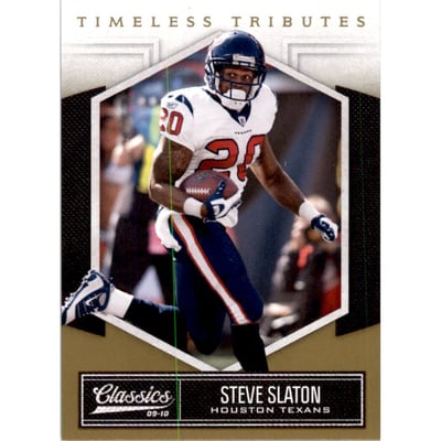 2010 Classics Timeless Tributes Gold #40 Steve Slaton