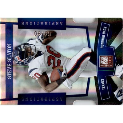 2010 Donruss Elite Aspirations #40 Steve Slaton/80