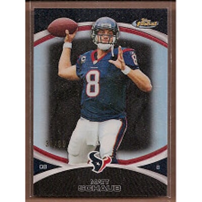 2010 Finest Black Refractors #21 Matt Schaub