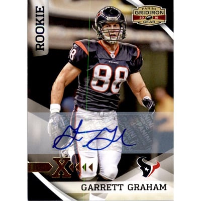 2010 Panini Gridiron Gear Autographs Gold X's #193 Garrett Graham/299