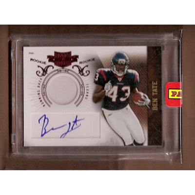 2010 Panini Plates and Patches #204 Ben Tate JSY AU/699 RC