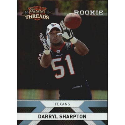 2010 Panini Threads Platinum Holofoil #220 Darryl Sharpton