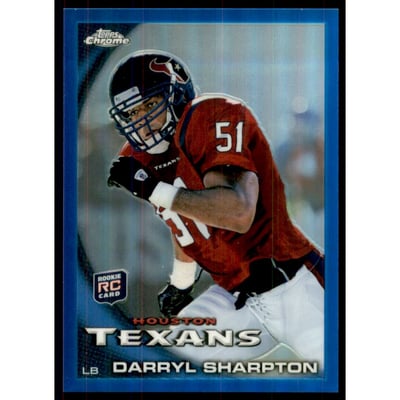 2010 Topps Chrome Blue Refractors #C215 Darryl Sharpton