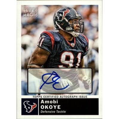 2010 Topps Magic Autographs #168 Amobi Okoye 2G