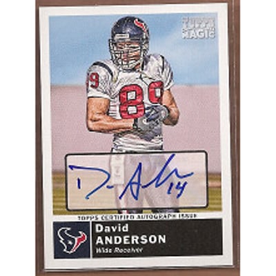 2010 Topps Magic Autographs #55 David Anderson 2F