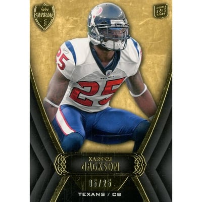 2010 Topps Supreme Black #18 Kareem Jackson