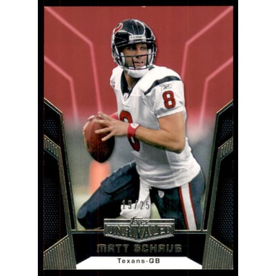 2010 Topps Unrivaled Red #63 Matt Schaub