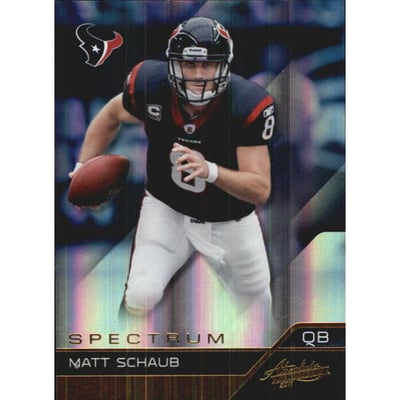 2011 Absolute Memorabilia Spectrum Gold #43 Matt Schaub