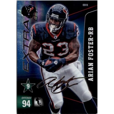 2011 Adrenalyn XL Extra Signature #13 Arian Foster