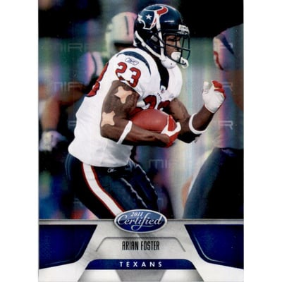 2011 Certified Mirror Blue #59 Arian Foster