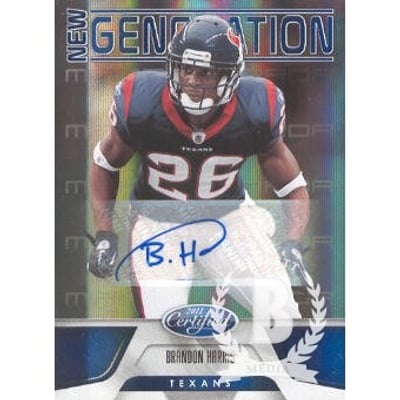 2011 Certified Mirror Blue Signatures #161 Brandon Harris/100