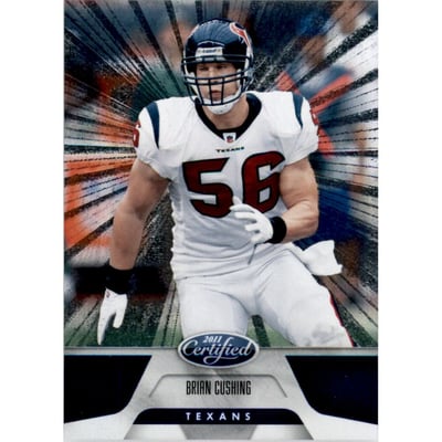 2011 Certified Platinum Blue #60 Brian Cushing