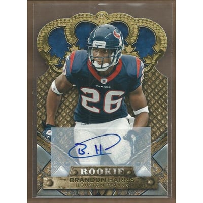 2011 Crown Royale Autographs Gold #111 Brandon Harris/499