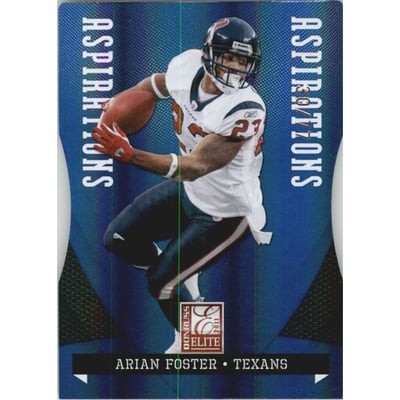 2011 Donruss Elite Aspirations #40 Arian Foster/77