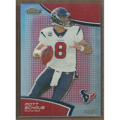 2011 Finest Red Refractors #11 Matt Schaub