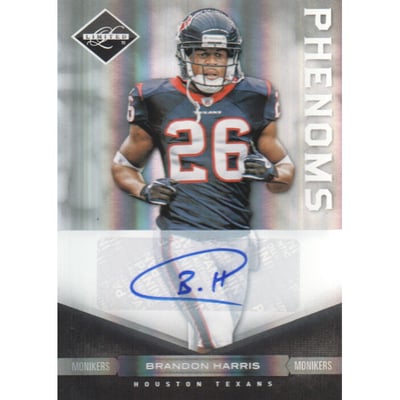 2011 Limited Monikers Autographs Silver #156 Brandon Harris/199