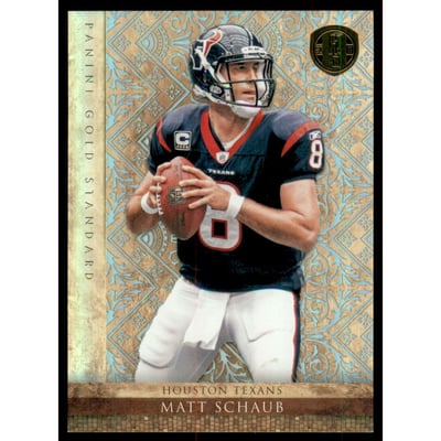 2011 Panini Gold Standard Platinum Gold #85 Matt Schaub