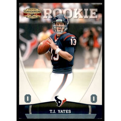 2011 Panini Gridiron Gear Platinum O's #210 T.J. Yates