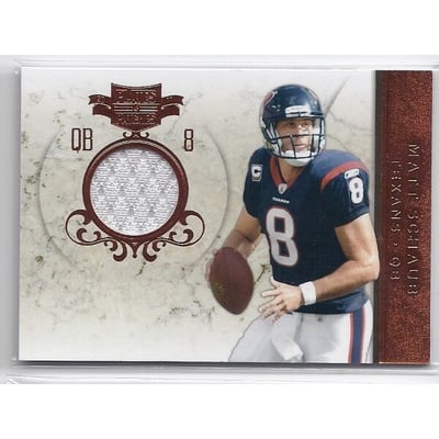 2011 Panini Plates and Patches Jerseys #8 Matt Schaub/99
