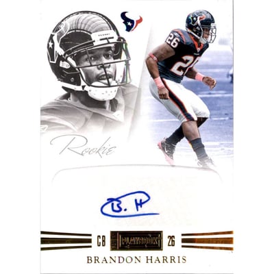 2011 Panini Playbook Gold #56 Brandon Harris AU/49