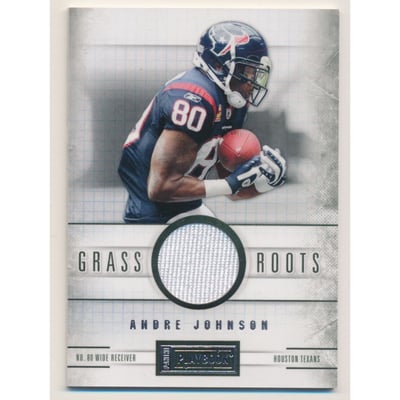2011 Panini Playbook Grass Roots Materials #75 Andre Johnson/99