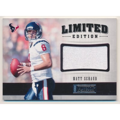 2011 Panini Playbook Limited Edition Materials #15 Matt Schaub